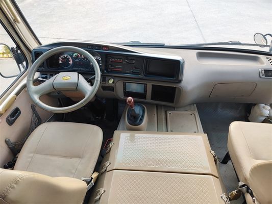 23 chỗ ngồi xe tải diesel cũ, xe buýt mini TOYOTA tay thứ hai