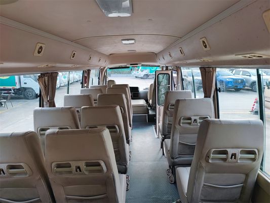 23 chỗ ngồi xe tải diesel cũ, xe buýt mini TOYOTA tay thứ hai