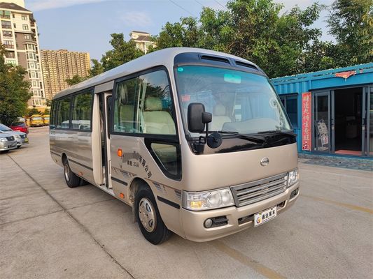 23 chỗ ngồi xe tải diesel cũ, xe buýt mini TOYOTA tay thứ hai