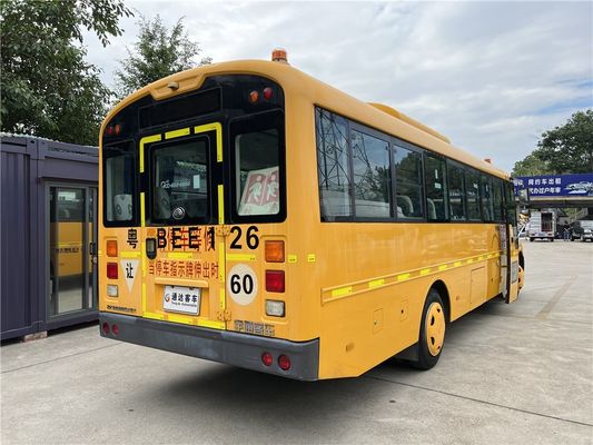 YuTong 46 chỗ ngồi xe buýt trường học được cải tạo màu vàng hộp số thủ công