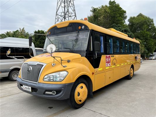YuTong 46 chỗ ngồi xe buýt trường học được cải tạo màu vàng hộp số thủ công
