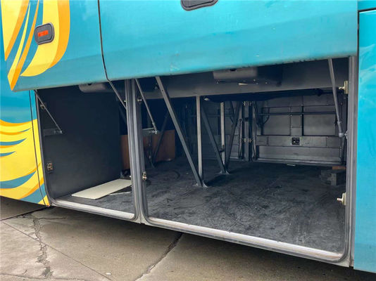 Euro 4 xe buýt Higer sử dụng 51 chỗ ngồi đi du lịch xe buýt tay thứ hai với hộp số tay