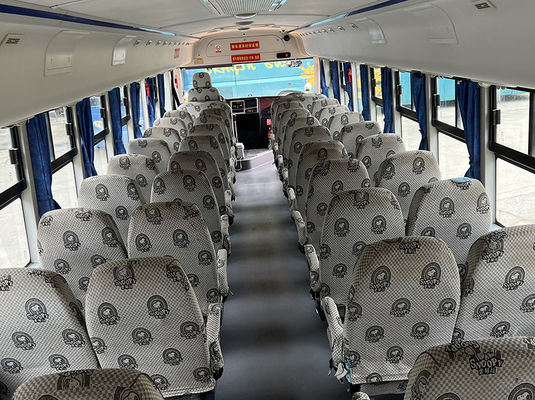 Xe buýt trường học màu vàng sử dụng 46 chỗ ngồi xe buýt sử dụng truyền động