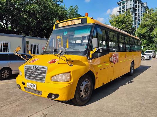 Xe buýt trường học cũ của nhà SHAOLIN 56 chỗ ngồi LHD Định vị lái với hộp số tay