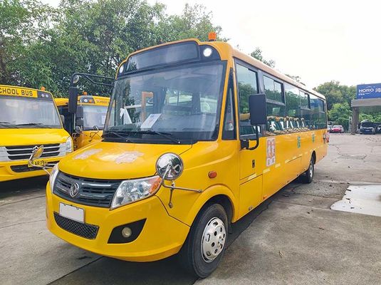 Xe hơi diesel Euro 4 xe buýt trường nghỉ hưu Dongfeng 56 chỗ ngồi xe buýt trường vàng