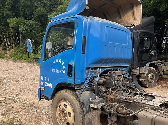 4x2 Hàng hóa xe tải hạng trung sử dụng 5 tấn LHD xe tải Isuzu tay hai
