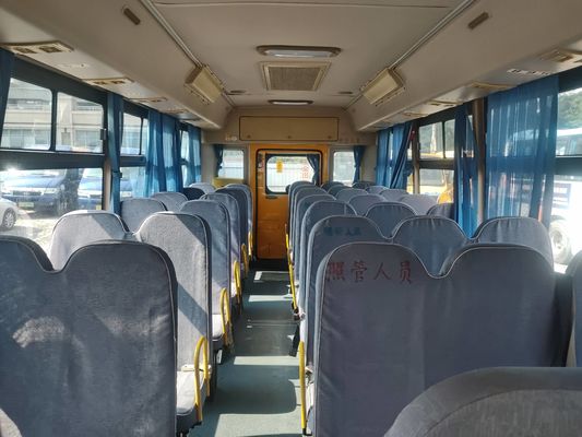 Xe buýt trường học cũ ShenLong 36 chỗ ngồi LHD Định vị lái Dầu diesel Loại nhiên liệu