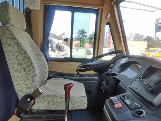 Xe buýt trường học cũ ShenLong 36 chỗ ngồi LHD Định vị lái Dầu diesel Loại nhiên liệu