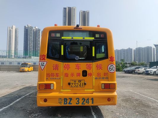 Xe buýt trường học cũ ShenLong 36 chỗ ngồi LHD Định vị lái Dầu diesel Loại nhiên liệu