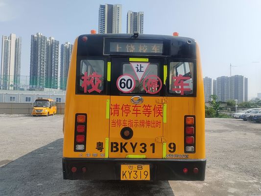 Shangrao 51 chỗ ngồi xe buýt trường cũ 80km / h Tốc độ tối đa Tiêu chuẩn khí thải Euro 4