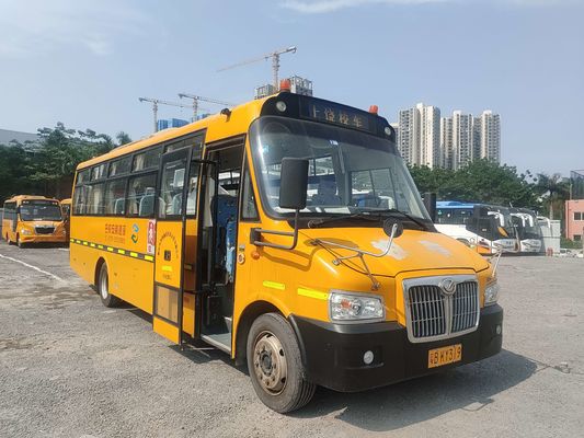 Shangrao 51 chỗ ngồi xe buýt trường cũ 80km / h Tốc độ tối đa Tiêu chuẩn khí thải Euro 4