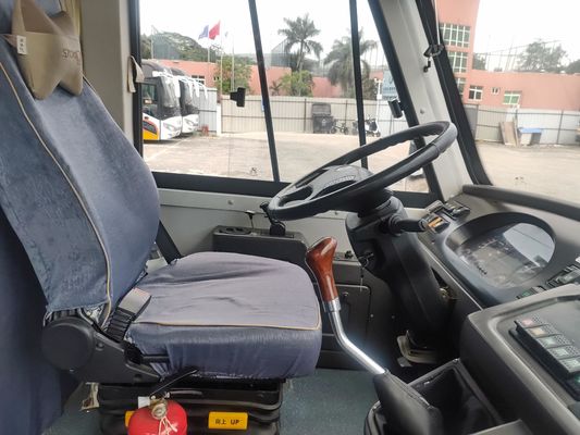 Shang Rao tay thứ hai 52 chỗ ngồi xe buýt LHD Định vị lái Diesel Xe buýt trường học trước sở hữu