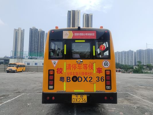 Shang Rao tay thứ hai 52 chỗ ngồi xe buýt LHD Định vị lái Diesel Xe buýt trường học trước sở hữu