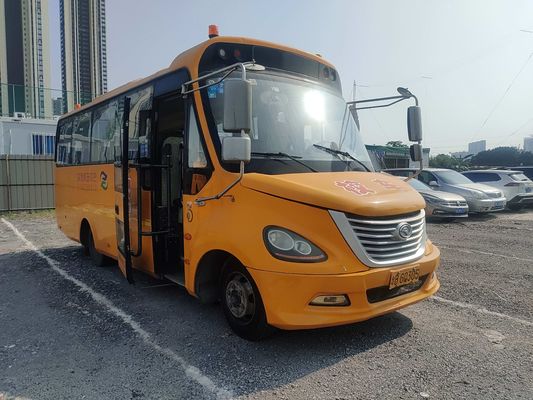 Xe buýt King Long 32 chỗ ngồi xe buýt trường học cũ màu vàng loại nhiên liệu diesel
