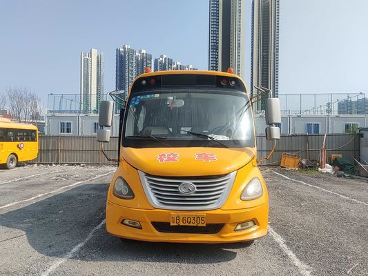 Xe buýt King Long 32 chỗ ngồi xe buýt trường học cũ màu vàng loại nhiên liệu diesel