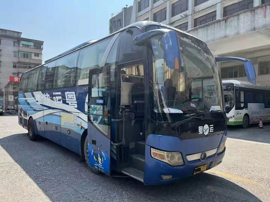 Xe buýt Yutong sử dụng lâu dài 47 chỗ ngồi LHD Xe buýt du lịch tay hai với 2 cửa