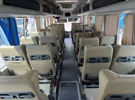 Xe buýt Yutong sử dụng lâu dài 47 chỗ ngồi LHD Xe buýt du lịch tay hai với 2 cửa