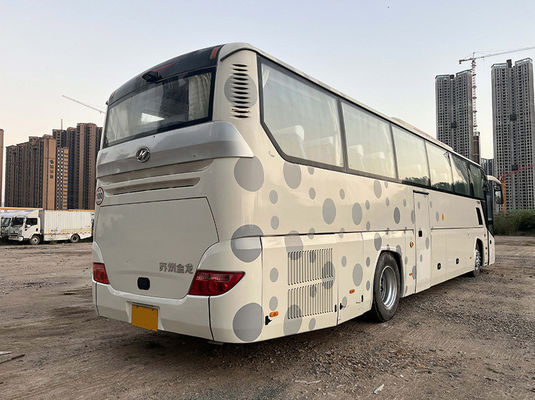 Xe buýt chở khách lớn màu trắng sử dụng 47 chỗ ngồi Xe buýt sở hữu trước với loại truyền động tay