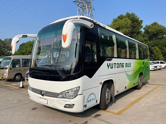 39 chỗ ngồi Xe buýt Yutong cũ Xe buýt tham quan lớn với động cơ diesel