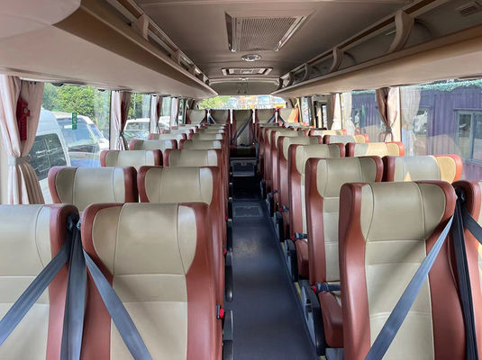 39 chỗ ngồi Xe buýt Yutong cũ Xe buýt tham quan lớn với động cơ diesel