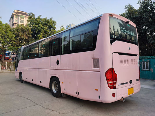 Xe buýt Yutong màu hồng cao cấp Euro 5 LHD xe buýt chạy bằng dầu diesel