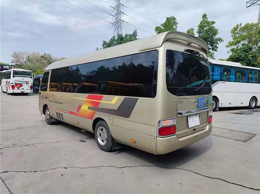 11 chỗ ngồi xe buýt mini Toyota Coaster cũ với hộp số tay