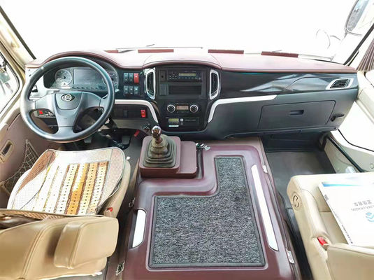 Golden Dragon xe tải LHD sử dụng Diesel AC sử dụng xe buýt nhỏ 19 chỗ ngồi
