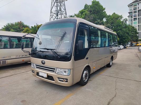 Xe buýt thành phố sử dụng Euro 5 LHD 19 chỗ ngồi Xe buýt công cộng sử dụng với hộp số thủ công