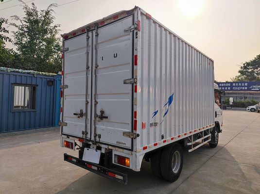 Đeo tay màu trắng xe tải vận tải trước sở hữu diesel Isuzu xe tải vận tải sử dụng hộp xe tải