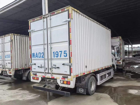 Xe tải vận tải sử dụng điện màu trắng xe tải tự động được sửa chữa với 2 cửa