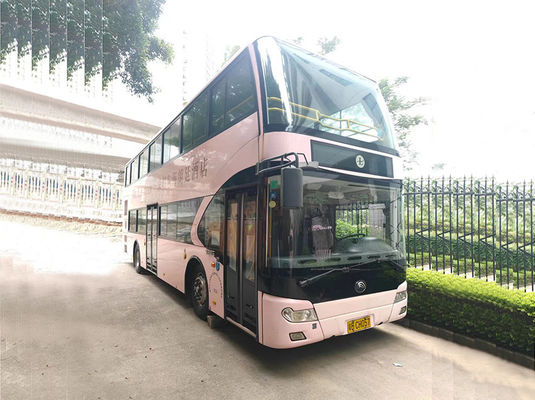 Yucai Diesel xe buýt chở khách sử dụng 72 chỗ ngồi xe buýt hai tầng tay