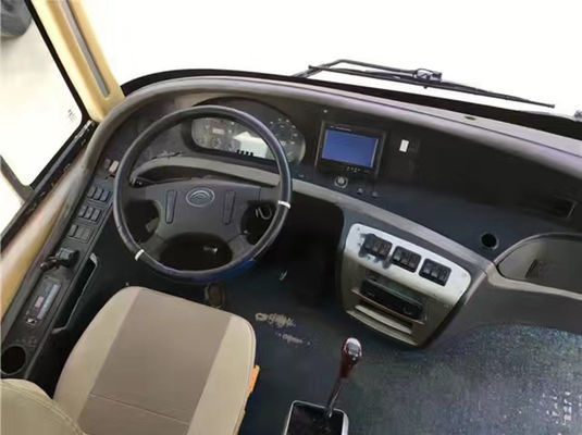 Xe buýt chở khách sử dụng động cơ Yucai 47 chỗ ngồi truyền động tay Xe buýt thành phố sử dụng