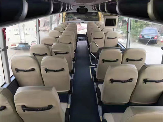 Xe buýt chở khách sử dụng động cơ Yucai 47 chỗ ngồi truyền động tay Xe buýt thành phố sử dụng