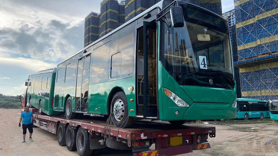 23 chỗ ngồi sử dụng xe buýt tàu điện ngầm với cửa sổ niêm phong hộp số thủ công