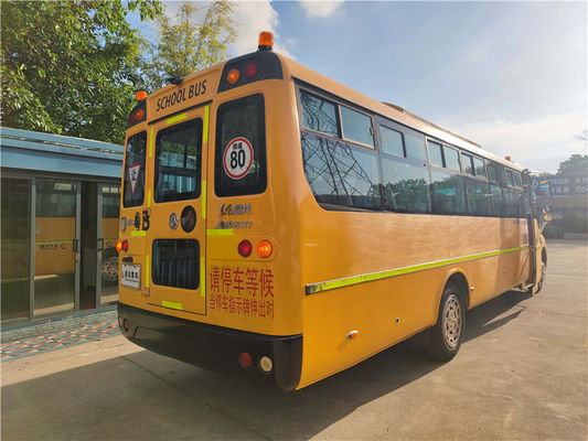 Xe buýt trường học màu vàng tự động 46 chỗ ngồi xe bán tải trường học cũ