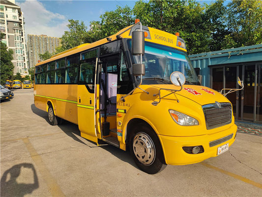 Xe buýt trường học màu vàng tự động 46 chỗ ngồi xe bán tải trường học cũ