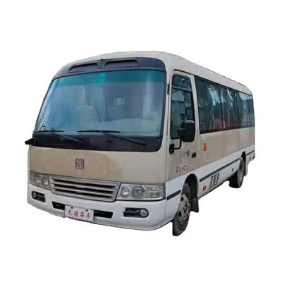 2 cửa xe buýt cũ nhiên liệu diesel với điều hòa không khí