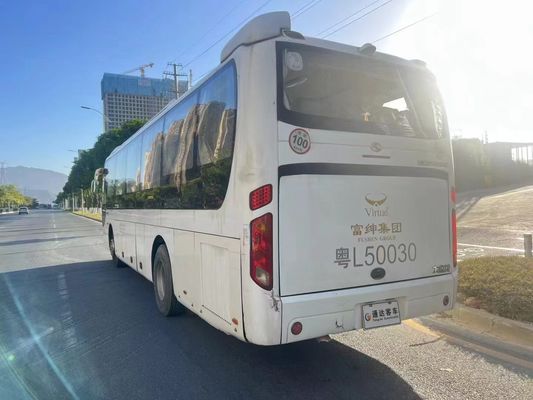 Xe buýt chở khách màu trắng King Dragon 2015 Với điều hòa không khí / 2 cửa