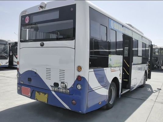 Xe buýt giao thông Yutong 20-40 chỗ ngồi Xe buýt thành phố điện với truyền tải tự động Xe buýt công cộng LHD