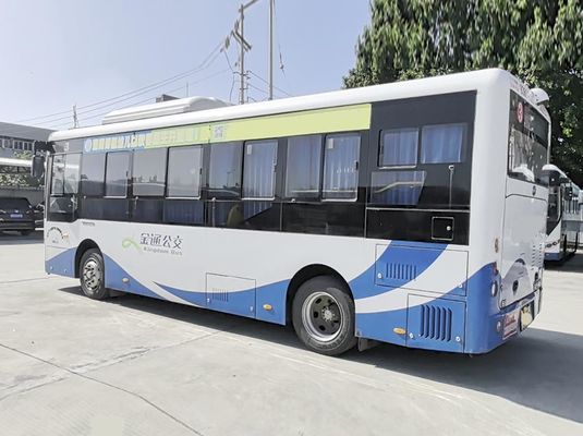 Xe buýt giao thông Yutong 20-40 chỗ ngồi Xe buýt thành phố điện với truyền tải tự động Xe buýt công cộng LHD