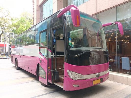 Xe buýt Yutong 50 chỗ ngồi Xe buýt cũ Điện diesel 220kw Xe buýt xe buýt cũ