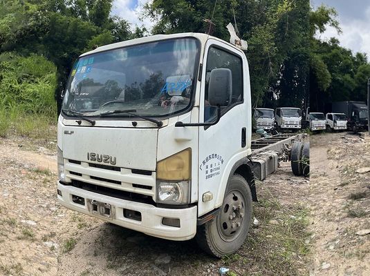 Isuzu sử dụng xe tải xe tải 4KH1Động cơ diesel Xe tải với 2 cửa cho vận chuyển hạng nặng