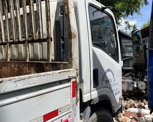Isuzu sử dụng xe tải tải với 2 cửa động cơ diesel xe tải nhẹ xe tải hộp hàng hóa xe tải