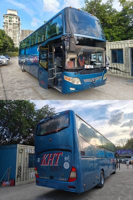57 59 chỗ ngồi Xe buýt cũ Yutong 12m Xe cao tầng thoải mái