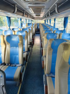 57-59 chỗ ngồi Xe hơi tiện nghi 12m Decker cũ với loại nhiên liệu diesel và trọng lượng 11800kg