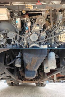 57-59 chỗ ngồi Xe hơi tiện nghi 12m Decker cũ với loại nhiên liệu diesel và trọng lượng 11800kg