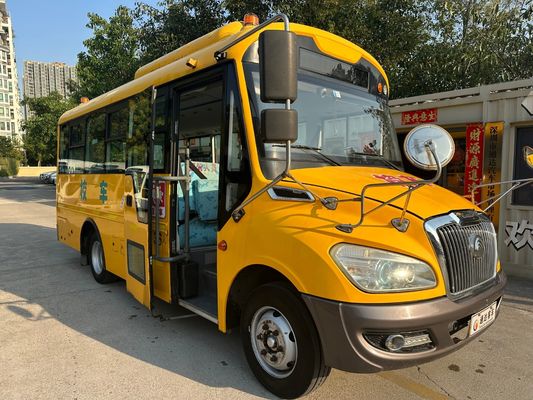 Xe buýt trường học cũ dành cho trẻ em được sản xuất ở Trung Quốc có động cơ diesel 36 chỗ ngồi là mạnh mẽ và bền