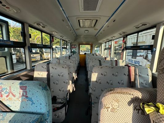 Xe buýt trường học cũ dành cho trẻ em được sản xuất ở Trung Quốc có động cơ diesel 36 chỗ ngồi là mạnh mẽ và bền