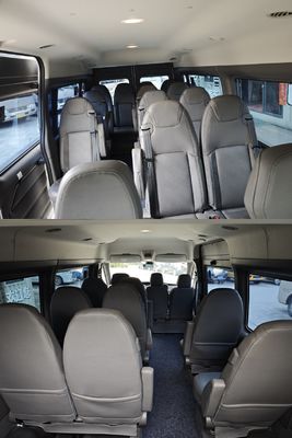Xe buýt mini 14 chỗ đã qua sử dụng chạy dầu diesel Jiangling Transit CN-4 Van với tốc độ tối đa 145km/h