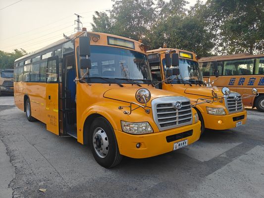 Xe buýt trường học màu vàng 56 chỗ ngồi đã qua sử dụng năm 2015, động cơ diesel và tốc độ tối đa 80 km/h